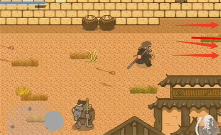 Where is the location of the Sand King in the pixel version of Black Myth