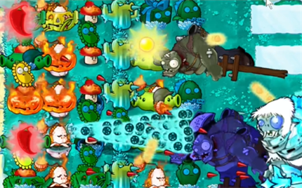 PVZ Hybrid Version Hero Mode Frost Giant Clearance Guide
