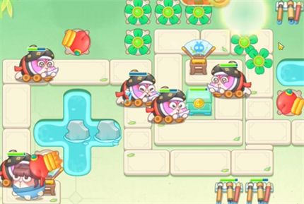Detailed explanation of the 7th level of Defending Carrot 4 Liang Bobo and Zhu Qiuqiu
