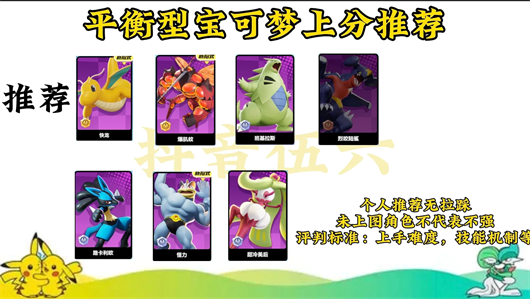 Pokémon Rally Pokémon Power Ranking List