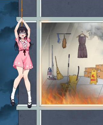 Only my good eyesight fire escape escape guide with pictures and texts