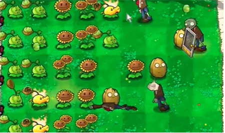 Plants vs. Zombies card version 1-7 clearing graphic guide