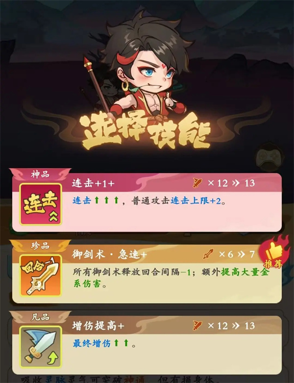 Sharing of Skill Selection Ideas in the Trendy Hero Level